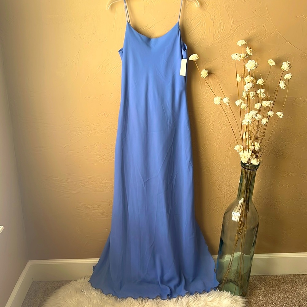 Beautiful flowing Cinderella dress.